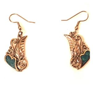 SMALL SILVER LEAF EARRINGS